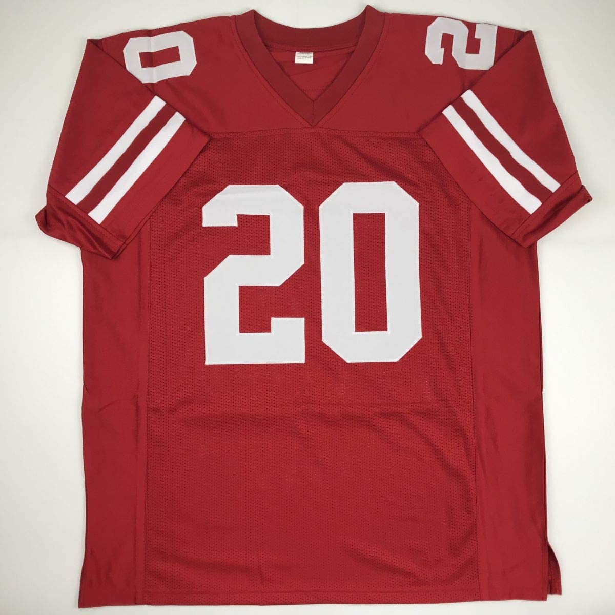 Autographed/Signed Johnny Rodgers Heisman 72 Nebraska Cornhuskers Red Football Jersey JSA COA