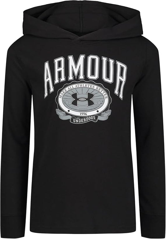 Under Armour UA Underdog LS Hoodie, Black - Hooded, 5