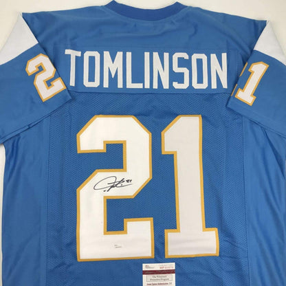 Autographed/Signed LaDainian Tomlinson San Diego Powder Blue Football Jersey JSA COA