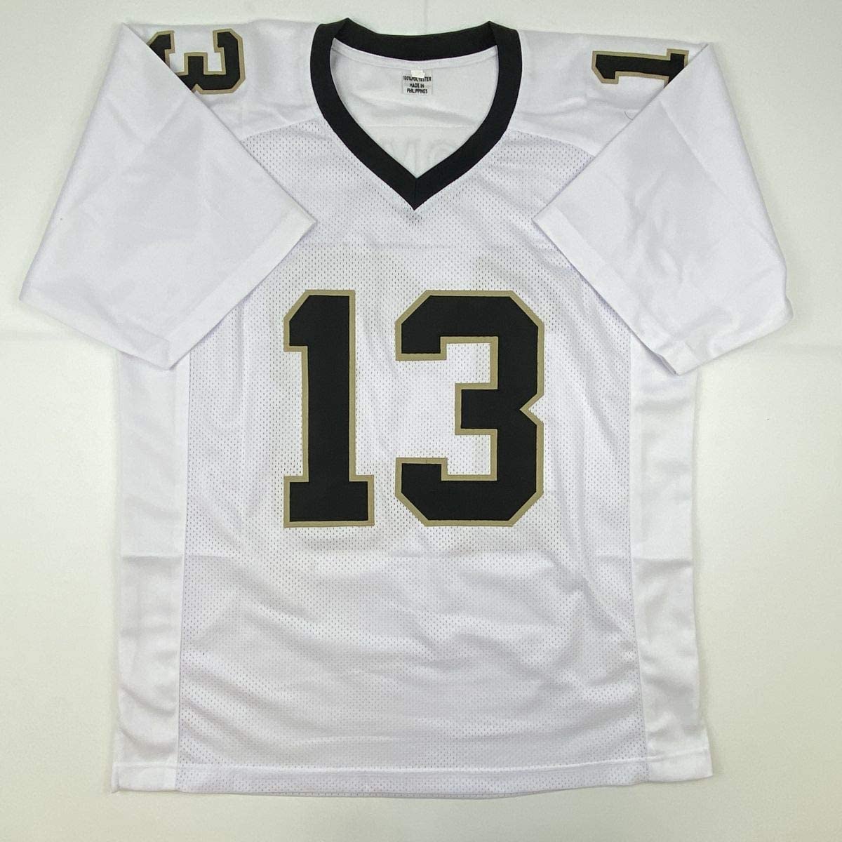 Autographed/Signed Michael Thomas New Orleans White Football Jersey JSA COA