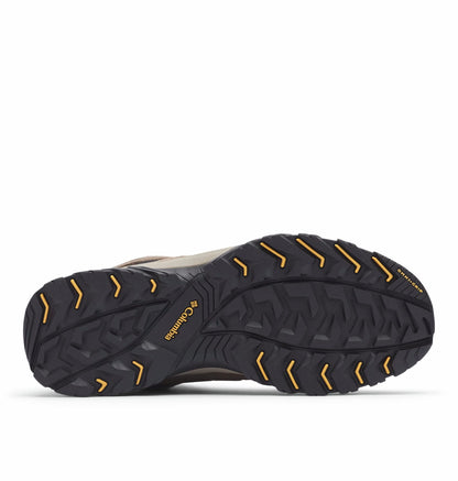 Columbia Men's Crestwood Mid Waterproof, Cordovan/Squash, 10.5