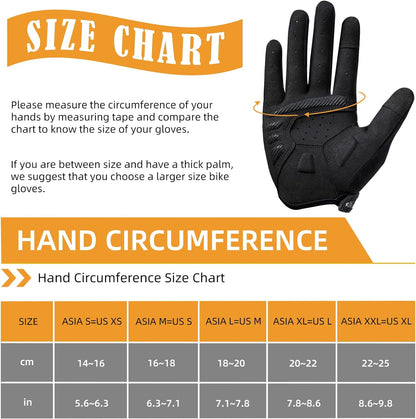 ROCKBROS Cycling Gloves Shock Absorbing Breathable