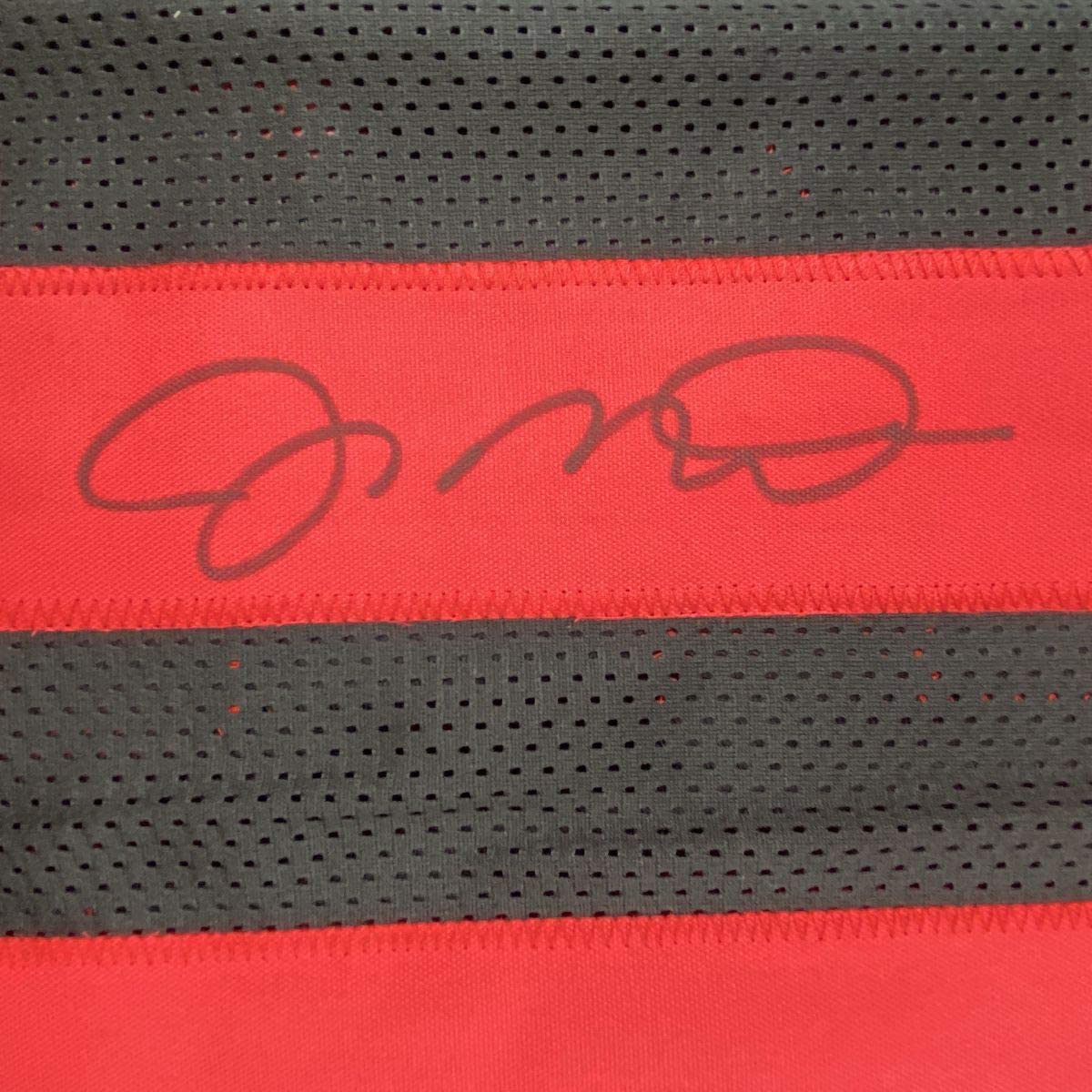 Autographed/Signed Joe Montana San Francisco Black Football Jersey JSA COA