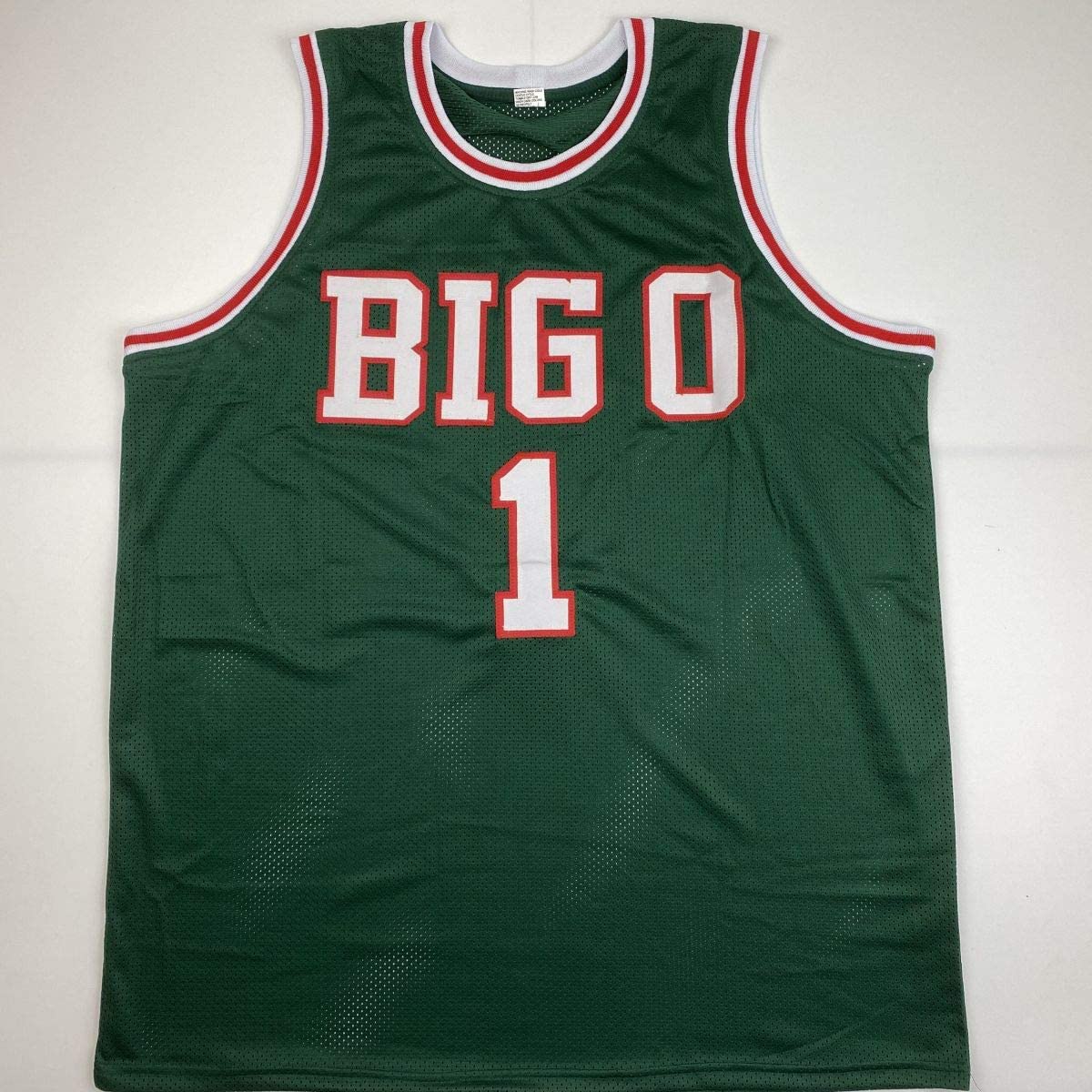 Autographed/Signed Oscar Robertson 71 Champs Milwaukee Green Basketball Jersey JSA COA