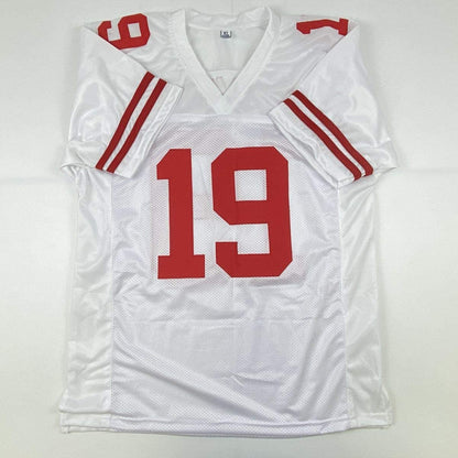 Autographed/Signed Deebo Samuel San Francisco White Football Jersey JSA COA