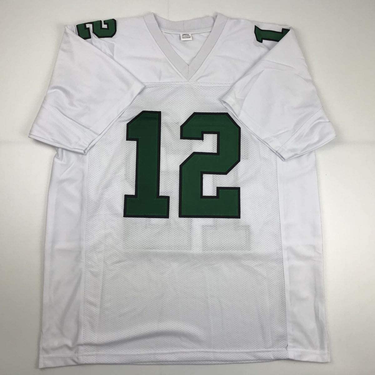 Autographed/Signed Randall Cunningham Philadelphia White Football Jersey JSA COA