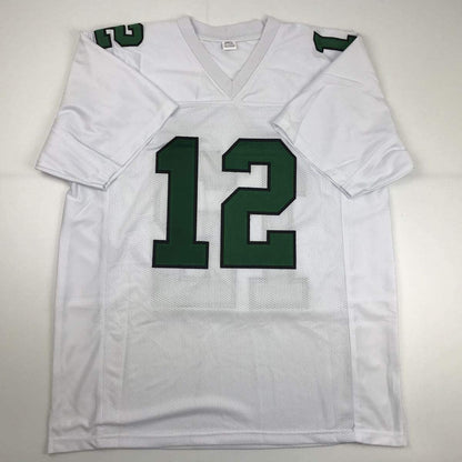 Autographed/Signed Randall Cunningham Philadelphia White Football Jersey JSA COA
