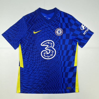 Autographed/Signed Mason Mount Chelsea FC Blue Soccer Futbol Jersey Beckett BAS COA