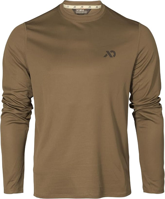 First Lite Men's Yuma Synthetic Long Sleeve Crew - Breathable Ultralight Camo Hunting Baselayer