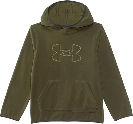Under Armour UA MICRO FLEECE HOODIE, Marine Green Micro Fleece, YXL