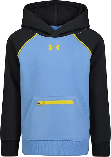Under Armour UA WOVEN POCKET HOODIE, Horizon Blue/Gray, 6