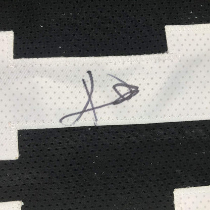 Autographed/Signed Kyrie Irving Brooklyn Black Basketball Jersey JSA COA