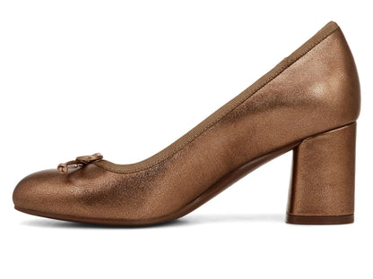 Naturalizer Women's Sienna Pump, Soft Bronze Leather
