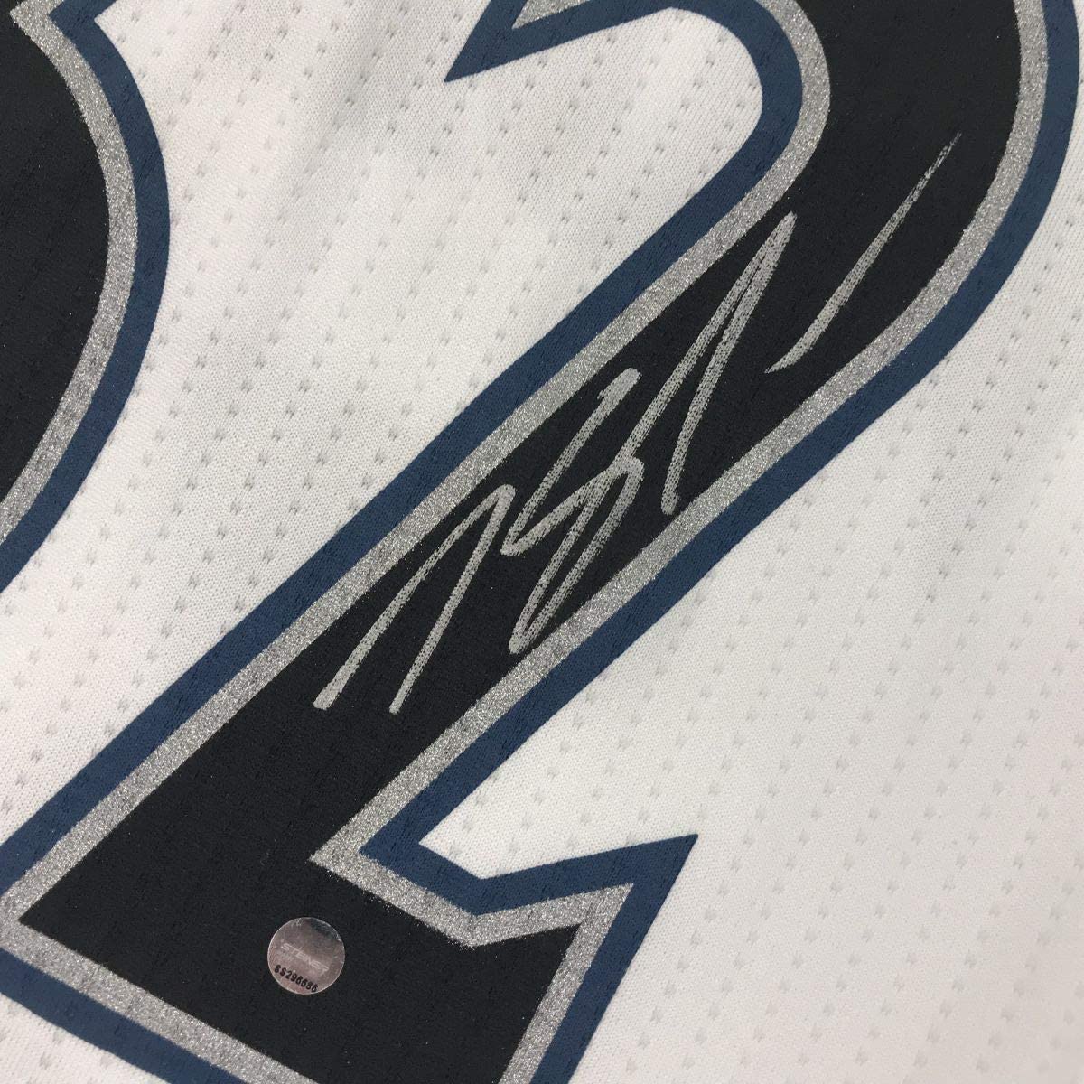 Autographed/Signed Karl-Anthony Towns Minnesota White Basketball Jersey Steiner Sports COA Holo Only
