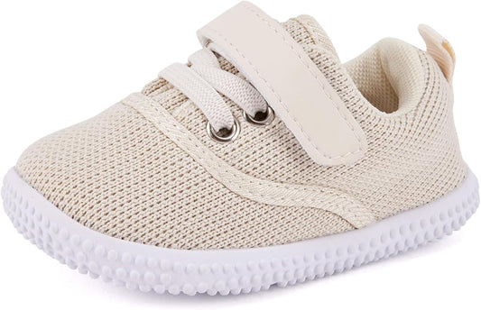 BMCiTYBM Baby Walking Shoes Infant Boy Girl First Walker Sneakers Breathable Lightweight Non-Slip Barefoot Shoes 6 9 12 18 24 Months