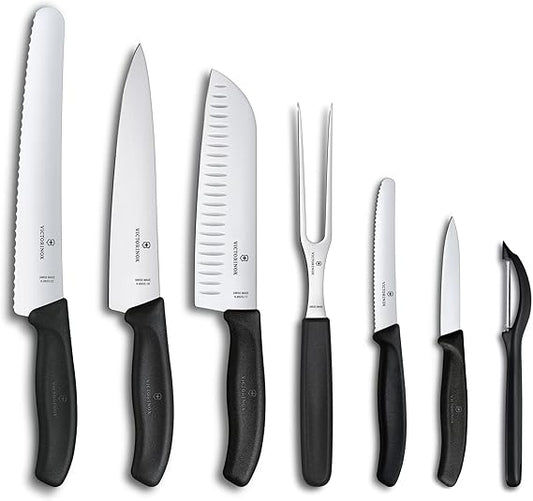Victorinox Swiss Classic 7-Piece Knife Set Black