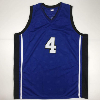 Autographed/Signed JJ J.J. Redick Duke Blue College Basketball Jersey JSA COA