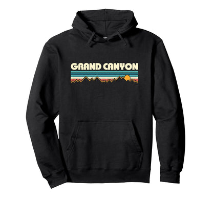 Grand Canyon 80S Sunset Hoodie - Fun Novelty Design Men Women