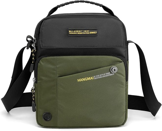 Mini Crossbody Bag, Small Shoulder Bag, Messenger Bag for Cell Phone, iPad 9.7", Laptop 13.3", Travel, Office, Business