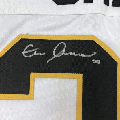 Framed Autographed/Signed Zdeno Chara 35x39 Boston White Retro Hockey Jersey JSA COA