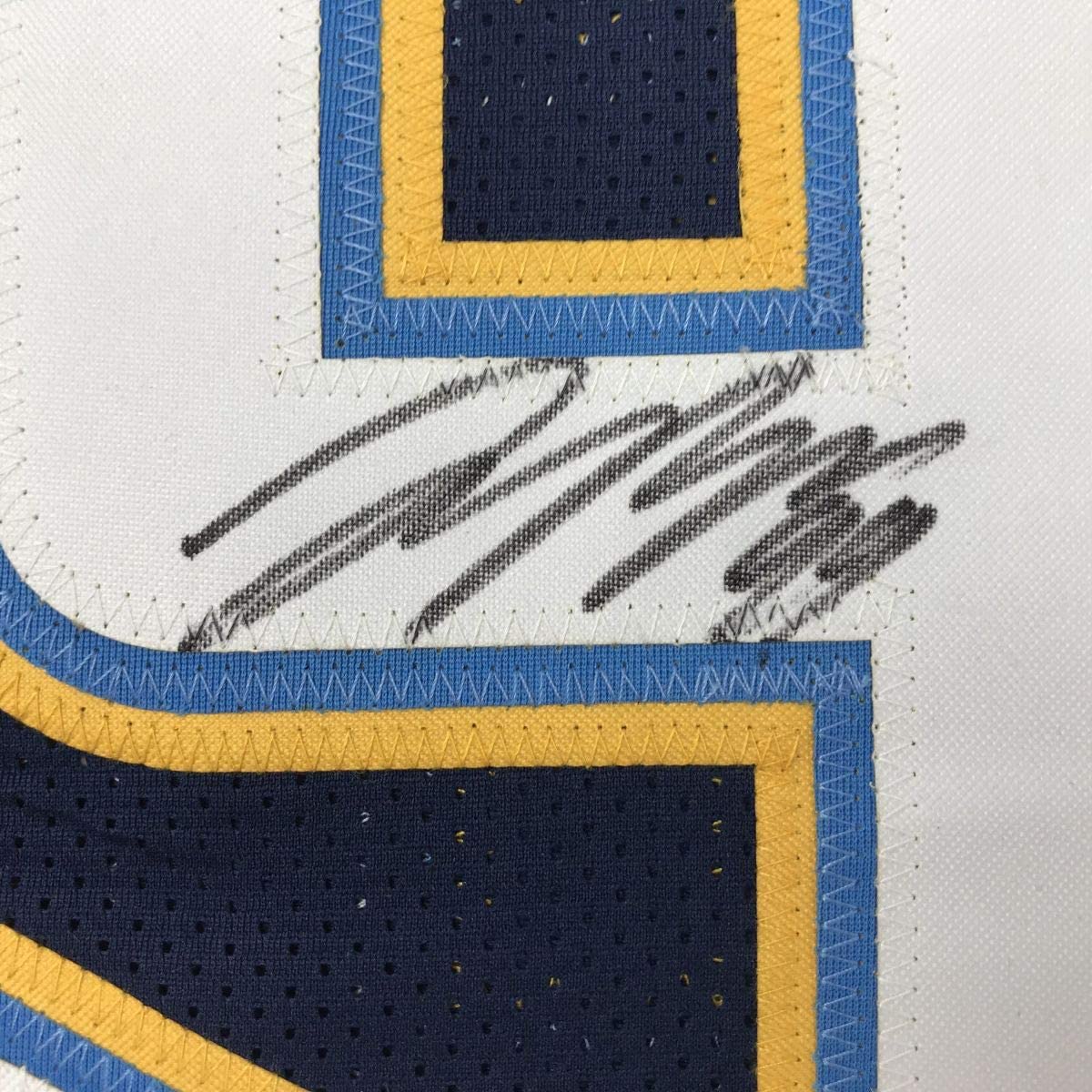 Autographed/Signed Joey Bosa Los Angeles LA Dark Blue Football Jersey JSA COA