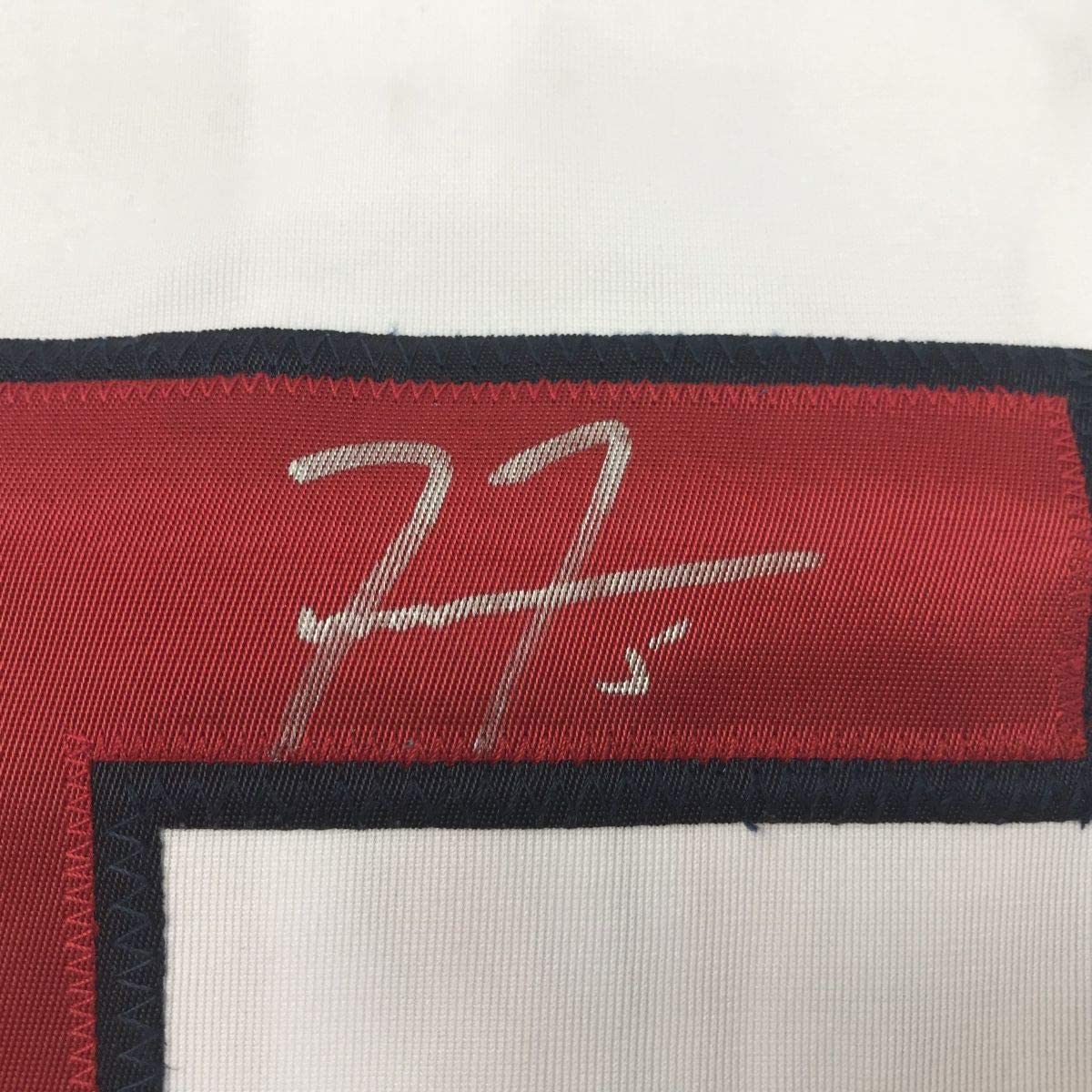 Autographed/Signed Freddie Freeman Atlanta White Baseball Jersey JSA COA
