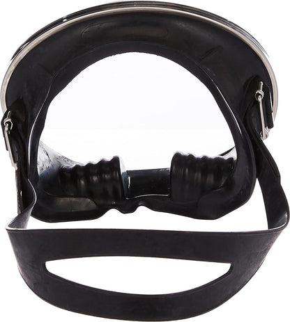 Spearfishing Free Dive Stainless Steel Oval Shape Classic Rubber Mask