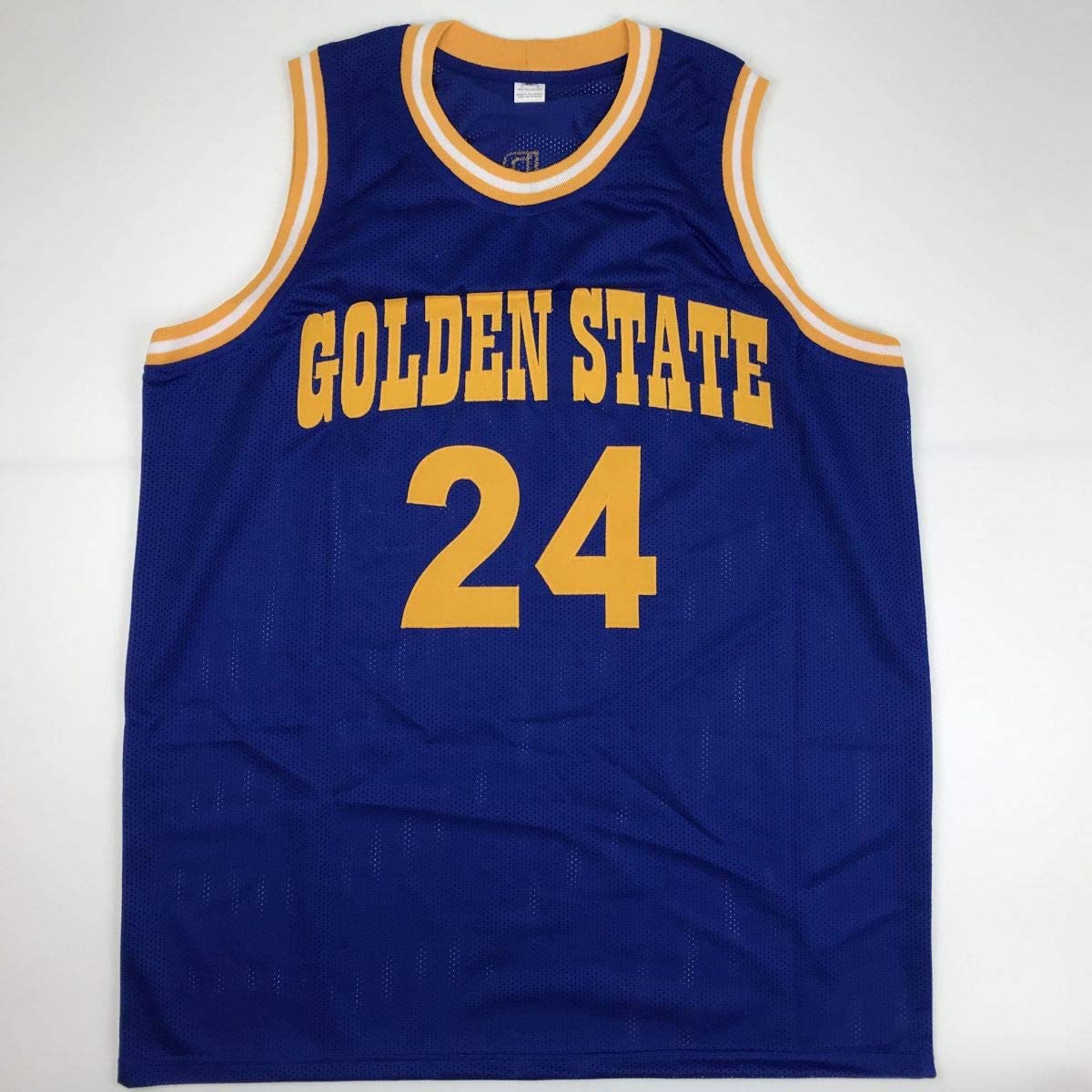 Autographed/Signed Rick Barry Golden State Blue Basketball Jersey JSA COA