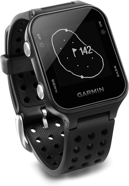 Garmin 010-03723-01 Approach S20, GPS Golf Watch with Step Tracking, Preloaded Courses, Black