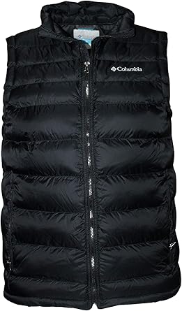 Columbia Men's New Discovery Full Zip Puffer Vest (Black, L)