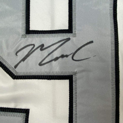 Autographed/Signed Maxx Crosby Las Vegas Oakland Color Rush Football Jersey JSA COA