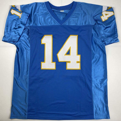 Autographed/Signed Dan Fouts San Diego Powder Blue Football Jersey JSA COA