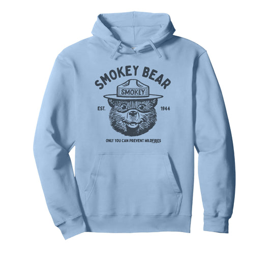 Officially Licensed Smokey Bear Hoodie - Streetwear Style Men Women