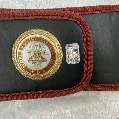 Autographed/Signed Mike Tyson WBA Black Boxing Replica Championship Belt Athlete Hologram COA