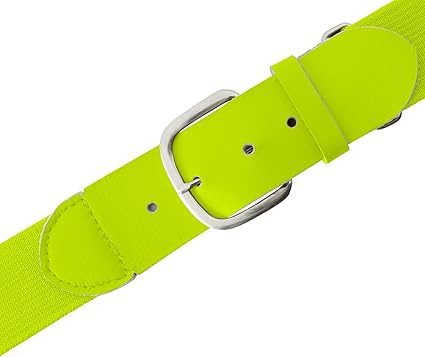 Champion Sports Baseball/Softball Uniform Belt, Comfort Stretch Fit - Durable Syntex Tab, Youth & Adult Sizes, Multiple Colors