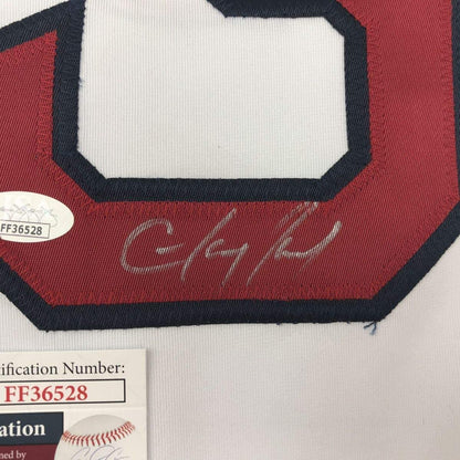 Framed Autographed/Signed Hanley Ramirez 35x39 Boston White Baseball Jersey JSA COA