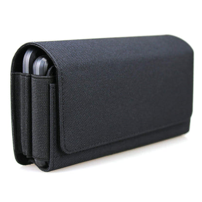 aubaddy Dual Phone Holster Pouch Case for 2 Phones, Double Decker Belt Clip Case for All iPhone (16 15 14 13 12 11) Pro Max/Plus, Samsung Galaxy (S23 S22 S21 S20) Ultra/Plus/Fe (Large)