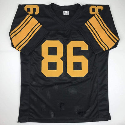 Autographed/Signed Hines Ward Pittsburgh Color Rush Football Jersey Beckett BAS COA