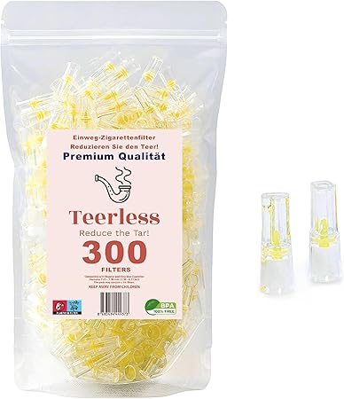 Cigarette Filters 300 Cigarette Filters That Remove Tar and Chemical Disposable Cigarette Filters | Enhances Smoking Experience, Cigarette Holder BPA-Free Cigarette Filter Tips Joint Holder
