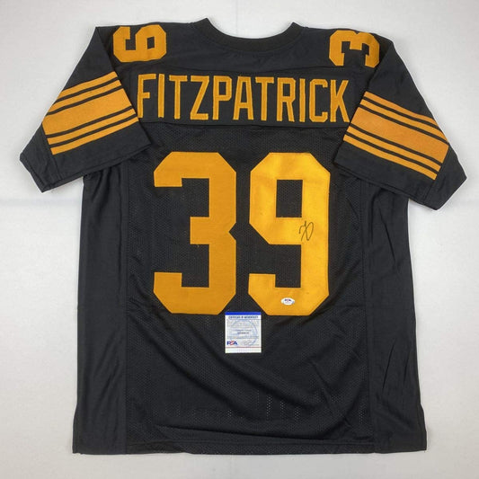 Autographed/Signed Minkah Fitzpatrick Pittsburgh Color Rush Football Jersey PSA/DNA COA