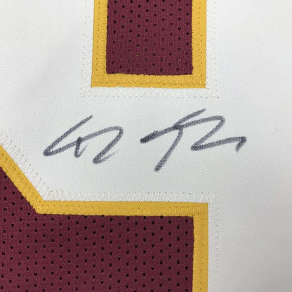 Autographed/Signed Daron Payne Washington Burgundy Football Jersey JSA COA