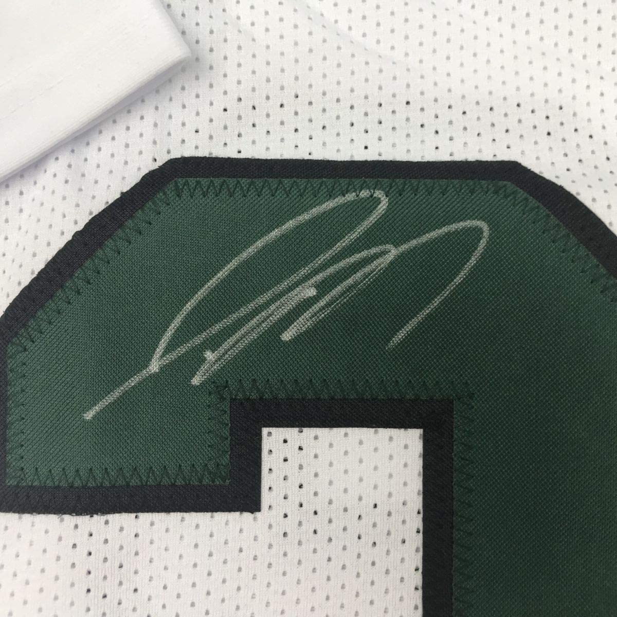 Autographed/Signed Jamal Adams New York White Football Jersey JSA COA