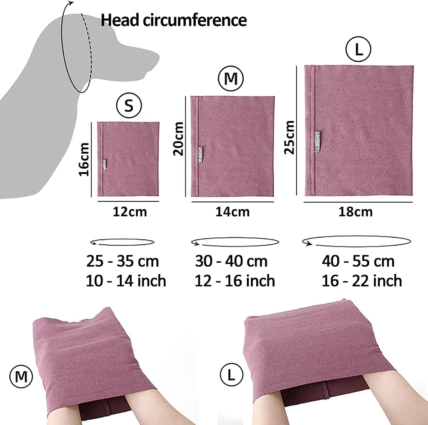 Pet Ear Muff Headband for Dogs & Cats – Noise, Cold & Ear Protection