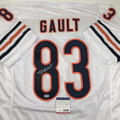 Autographed/Signed Willie Gault Chicago White Football Jersey PSA/DNA COA