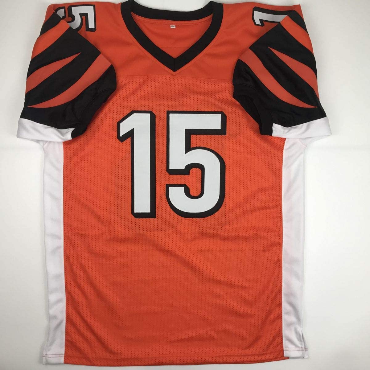 Autographed/Signed John Ross III Cincinnati Orange Football Jersey JSA COA