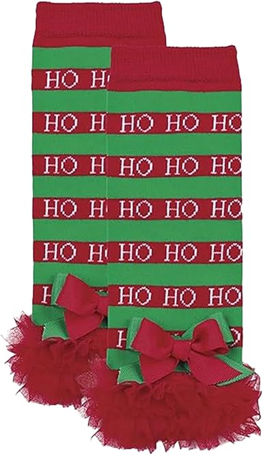 Bearington Baby Christmas Leg Warmers