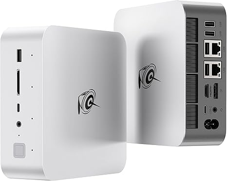 Beelink GTi14 Mini PC Intel Ultra 9 185H(16C/22T), 32G DDR5-5600MHz 1TB PCIe4.0 SSD, Mini Computer Support Dual 2.5G LAN, Fingerprint Sensor, Build-in Power Supply, Al Voice Interaction Gaming PC