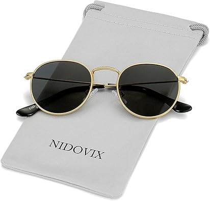 NIDOVIX Kids Polarized Sunglasses Classic Metal Frame for Baby Boys Girls Age 0-18, Three Sizes, 100% UV Protection