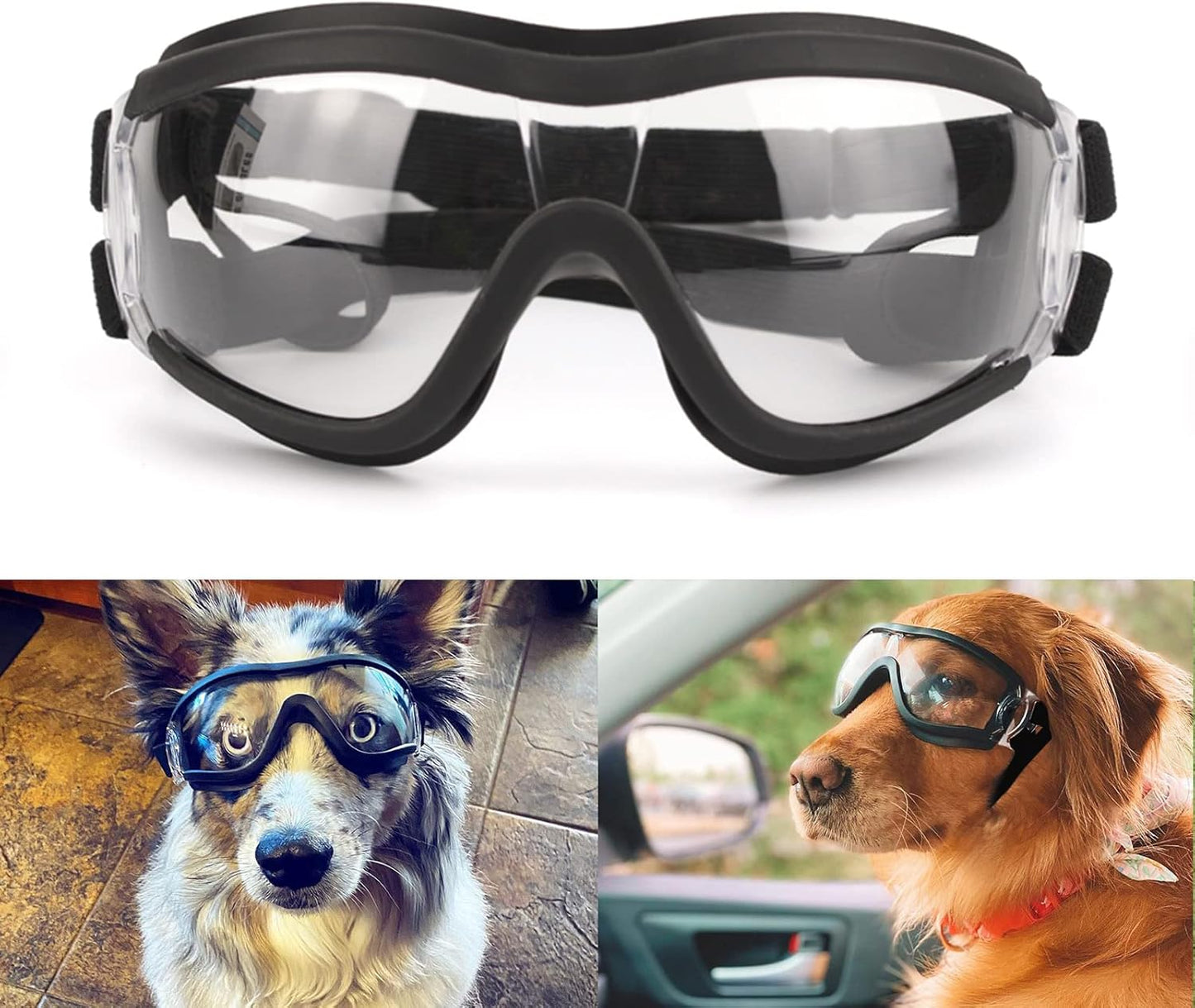 Dog goggles anti UV skiing sunglasses