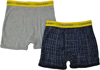Calvin Klein Boys' Boxer Briefs (Pack of 2) X-Small/4-5